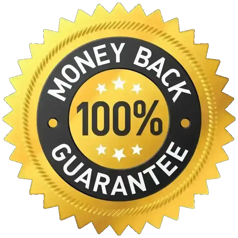 90-Day Money-Back Guarantee seal for Mitolyn